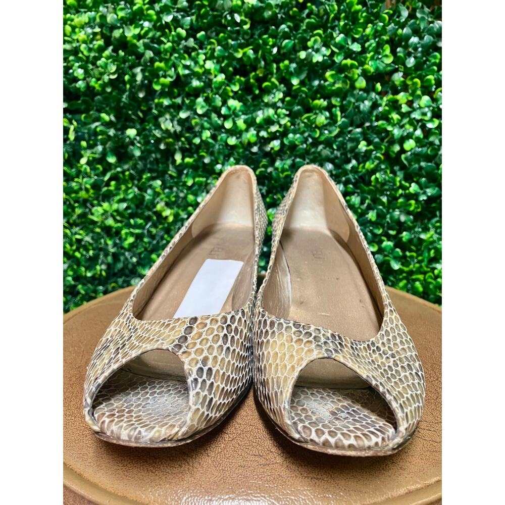 Vaneli Snake Print Heels Woman’s 8 1/2.